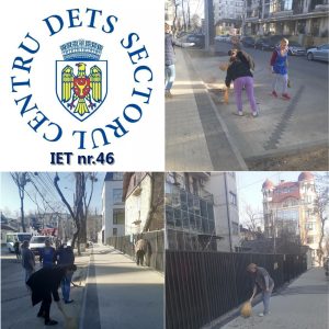 Desfășurarea campaniei „Curăţenia generală de primăvară” în cadrul Grădiniței nr. 46