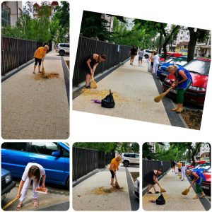 Acțiuni de salubrizare și amenajarea a teritoriului IET 46 în perioada 27.06.2022