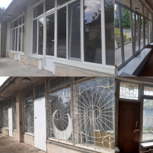 Finisarea instalării geamurilor în sala muzicală a IET N46